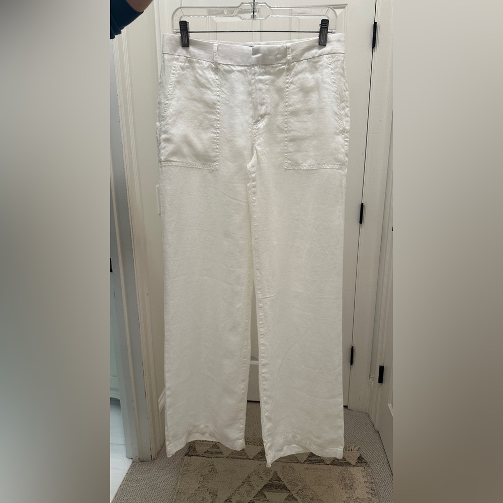 Banana Republic Women's Linen Wide Leg Pants, sz 4